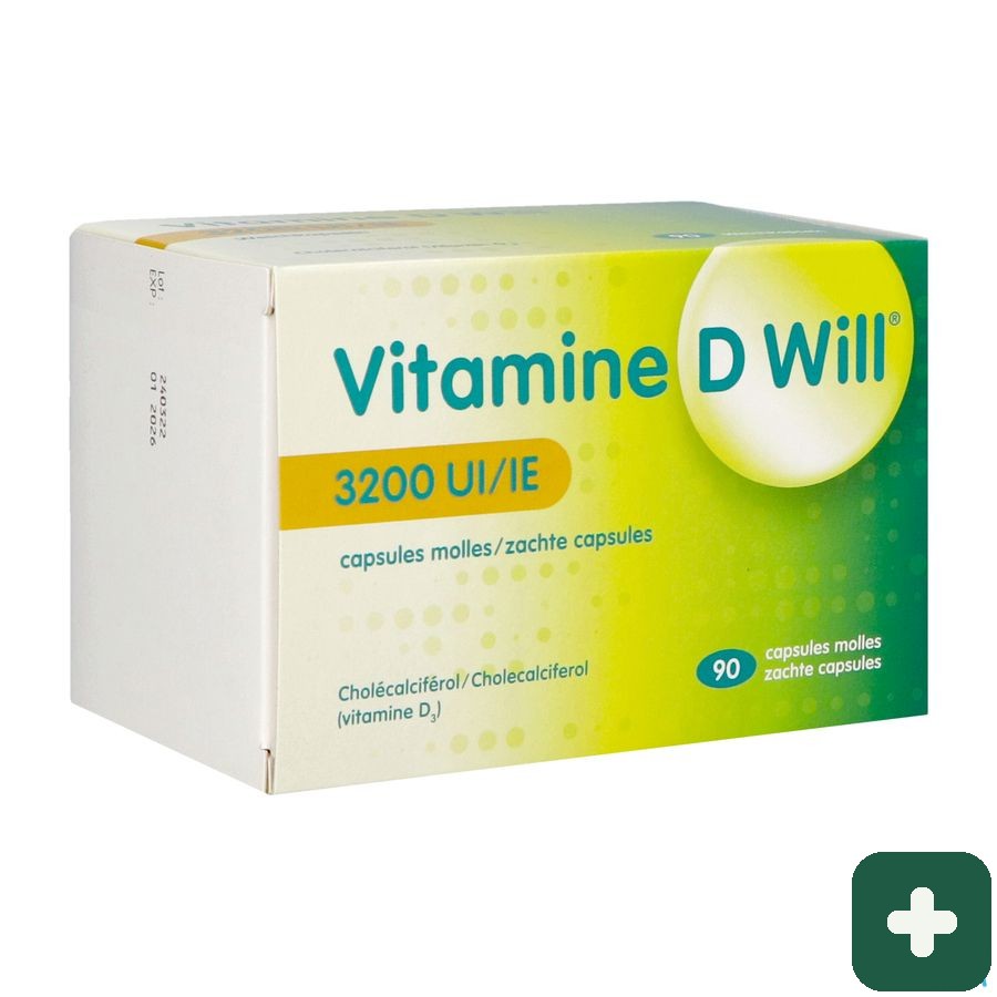 Vitamine D Will 3200ie Zachte Caps 90