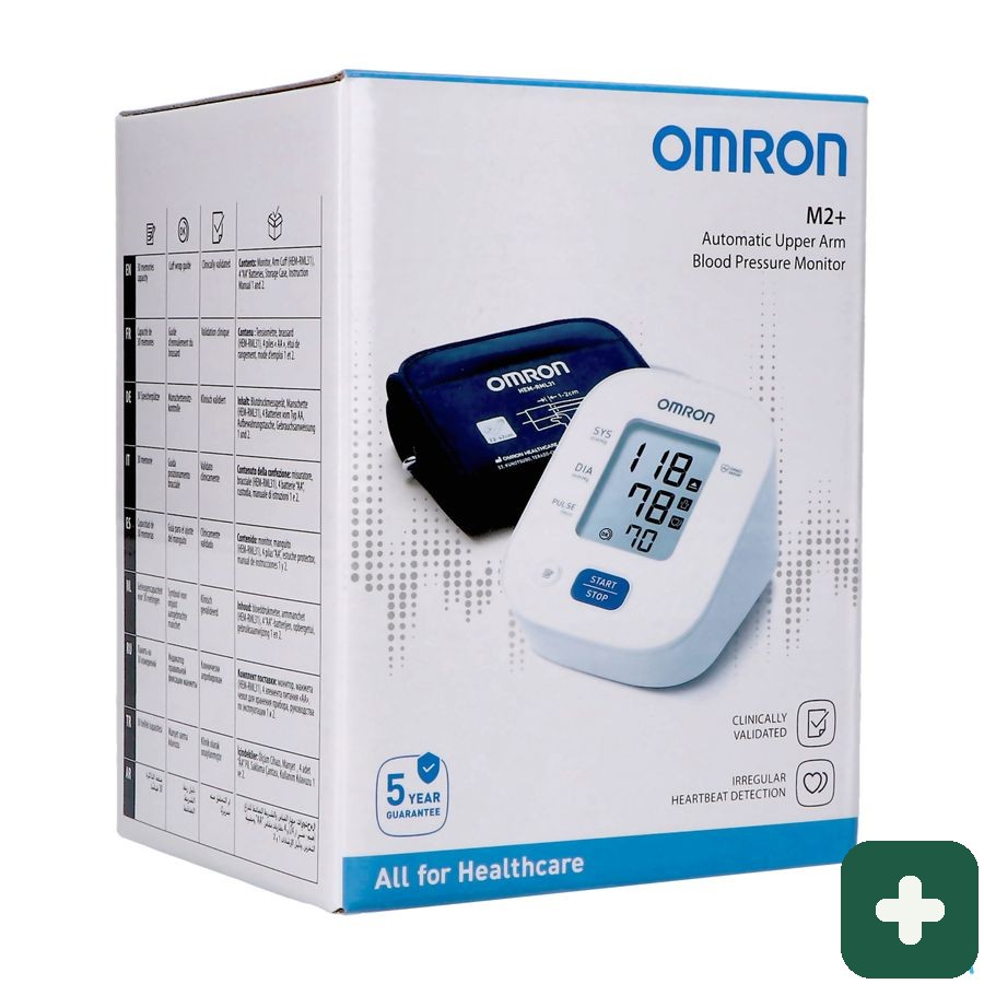Omron M2+ Automat.bovenarmbloeddrukmet.m/l Hem7146