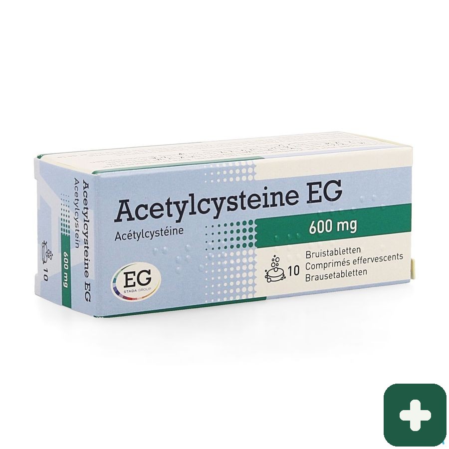 Acetylcysteine Eg 600mg Bruistabl 10x600mg